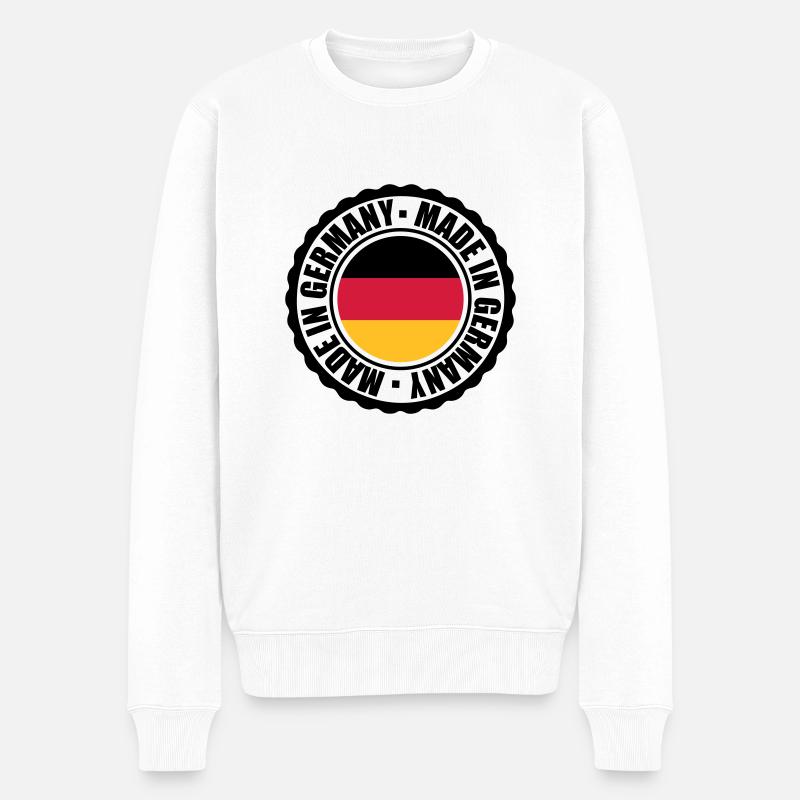 Fabriqué en Allemagne - Pull Premium bio Homme - blanc