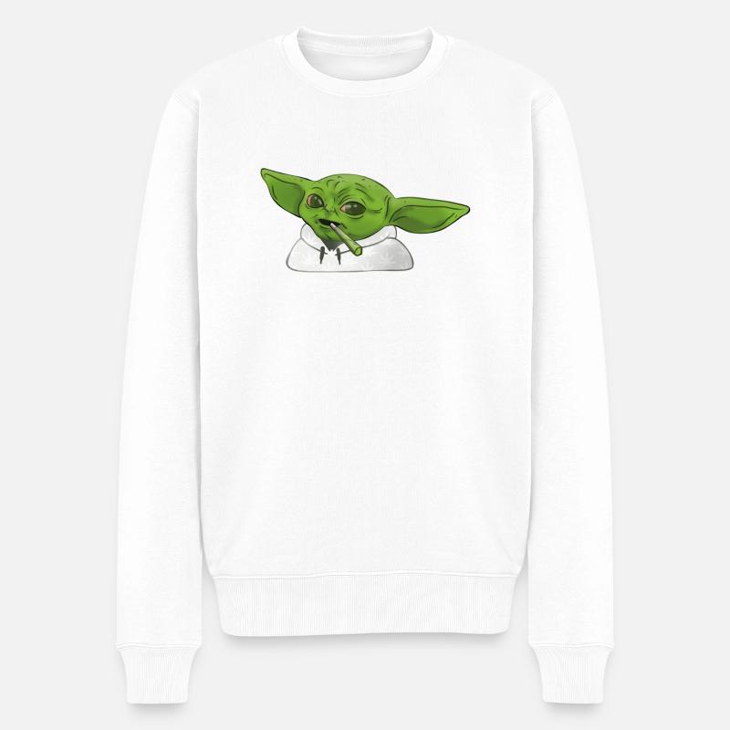 fumer joda - Pull Premium bio Homme - blanc