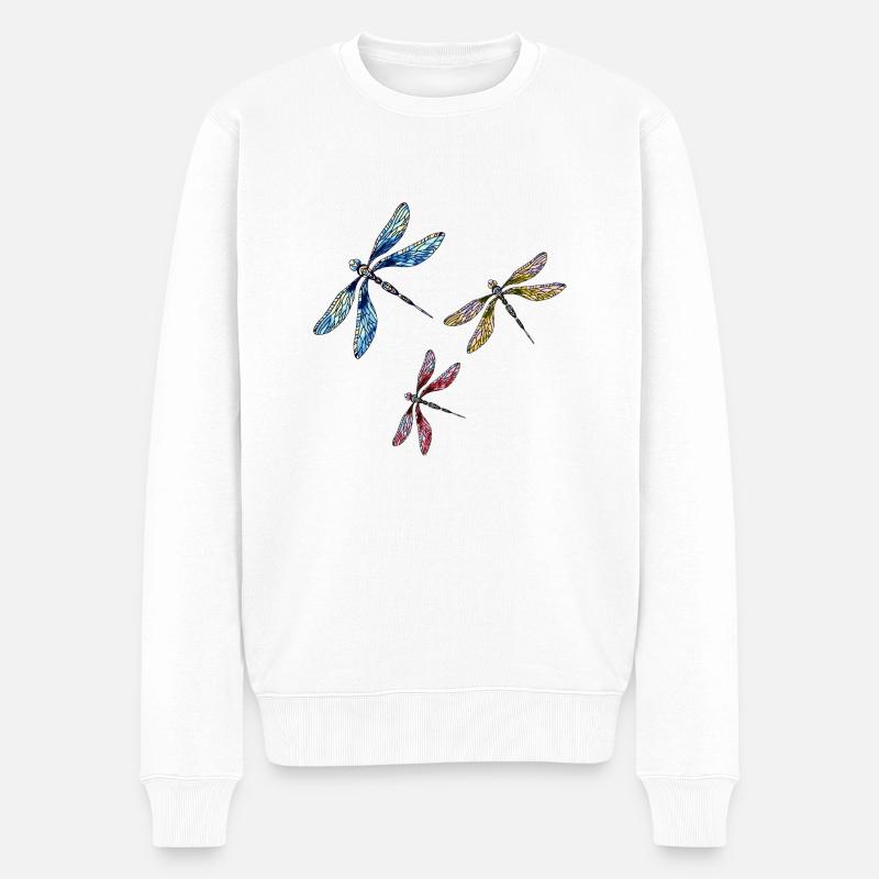 Wichtig - Männer Premium Bio Pullover - Weiß