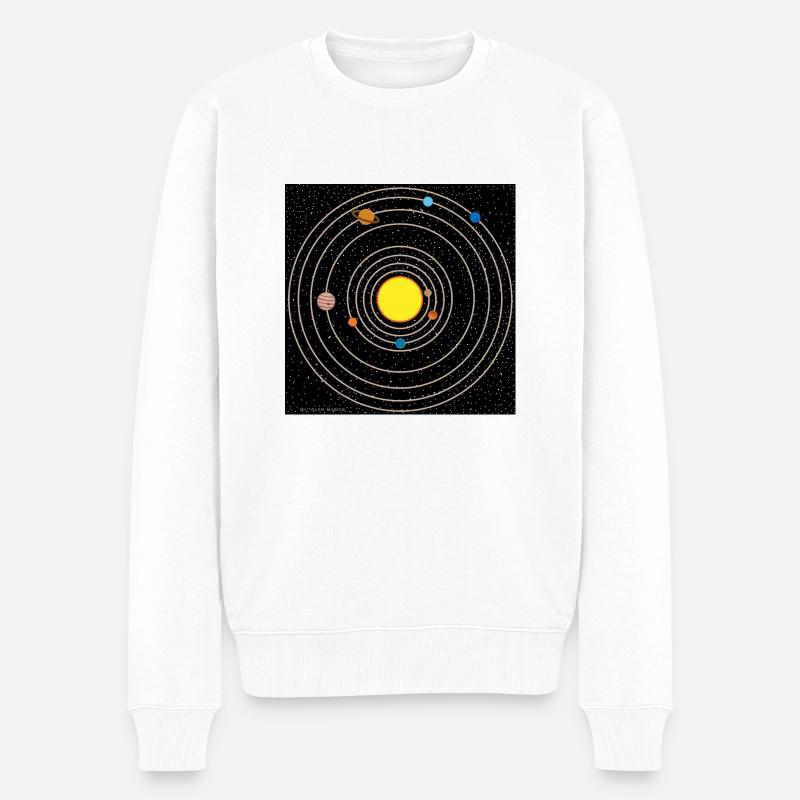 Système solaire - Pull Premium bio Homme - blanc