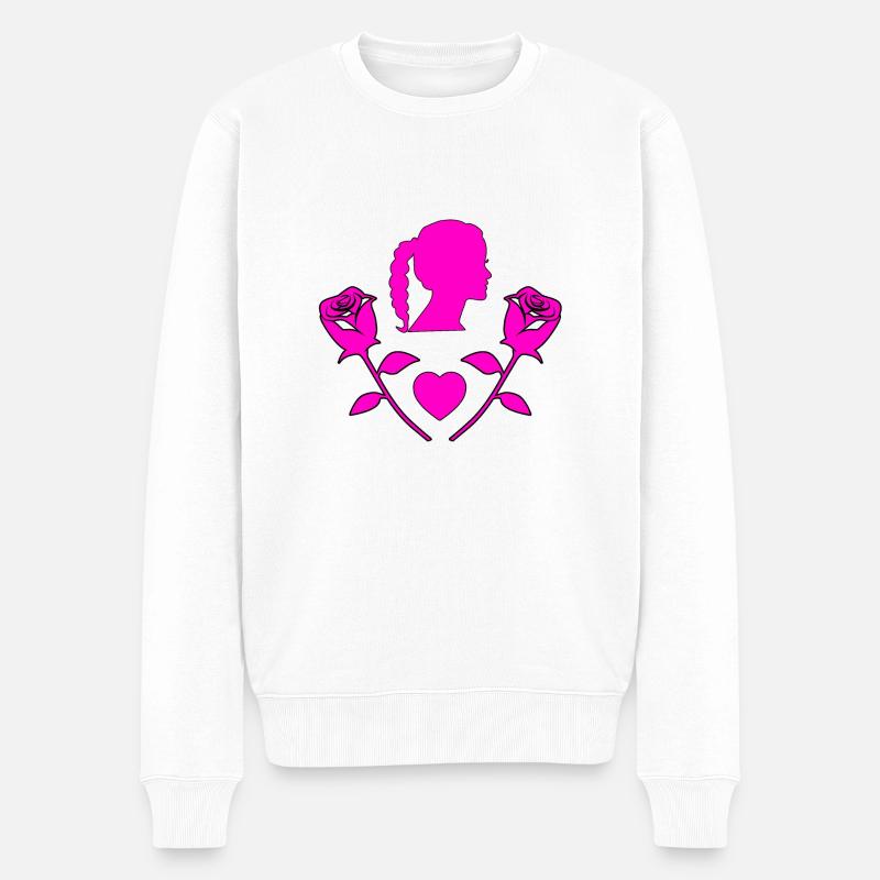 Été - Pull Premium bio Homme - blanc