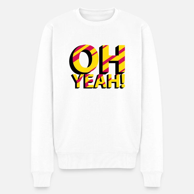OH OUI! - Pull Premium bio Homme - blanc