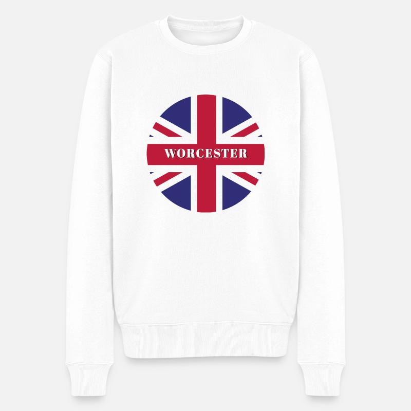 Worcester - Männer Premium Bio Pullover - Weiß