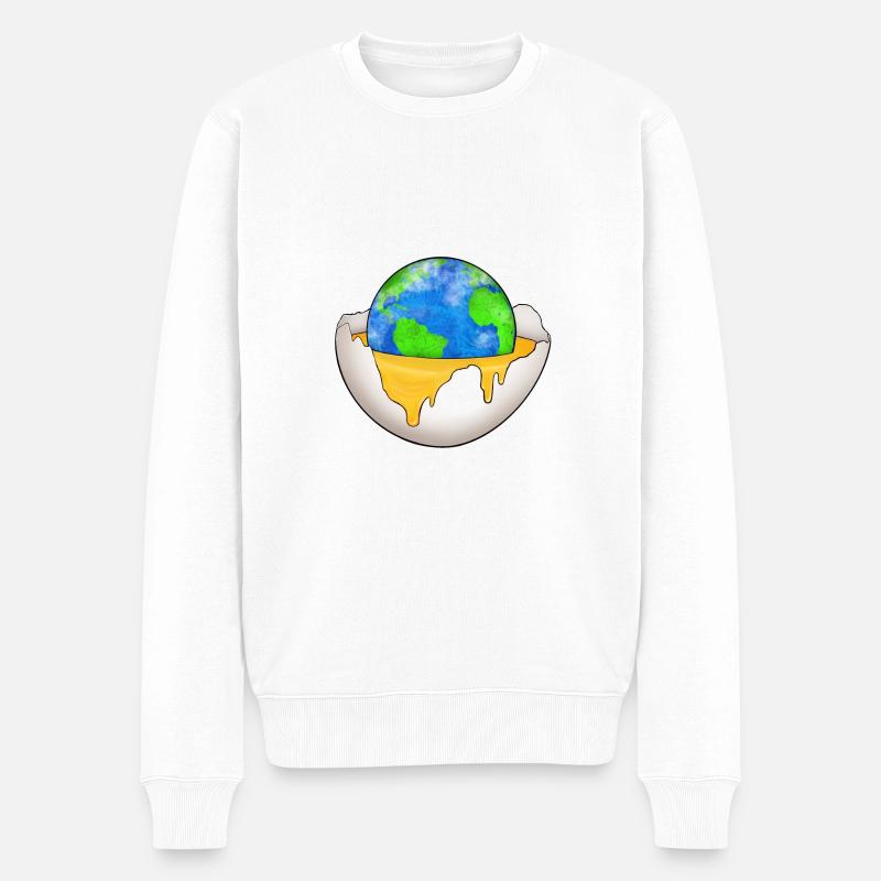 Abondance - Pull Premium bio Homme - blanc