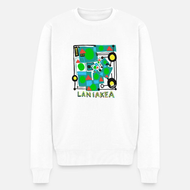 LANIAKEA c.Amélioré - Pull Premium bio Homme - blanc