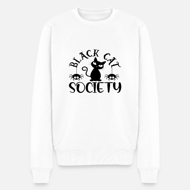 Société des chats noirs - Pull Premium bio Homme - blanc