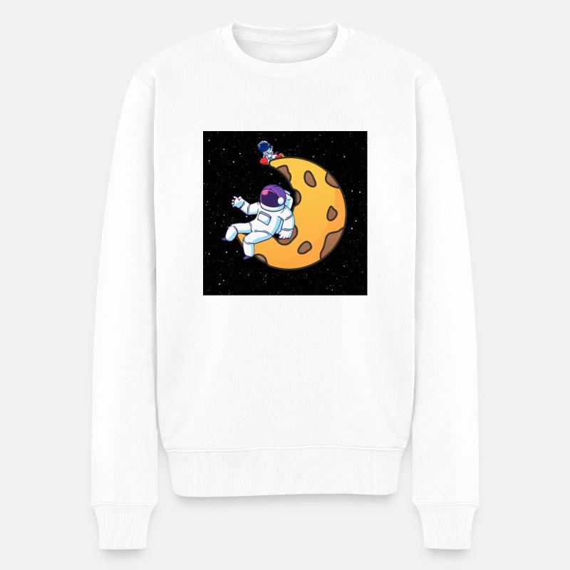Astronaute - Pull Premium bio Homme - blanc