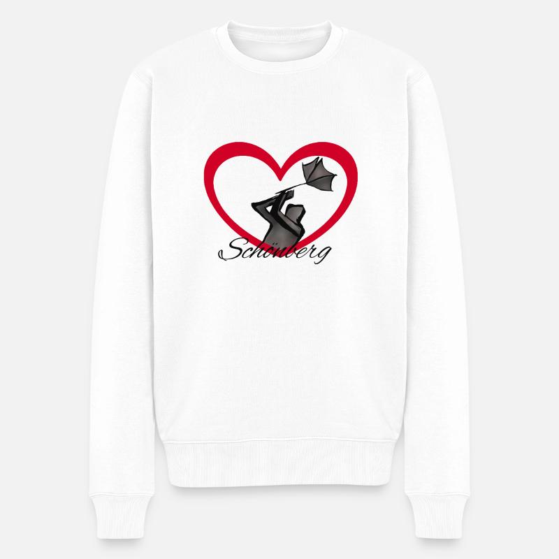 Schönberg Ostsee - Männer Premium Bio Pullover - Weiß