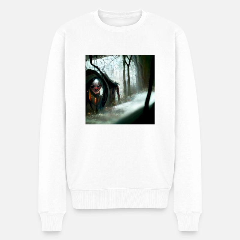 Perdu - Pull Premium bio Homme - blanc