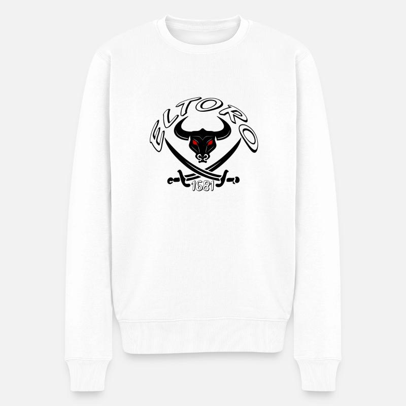 El Toro - Le taureau en vous - Pull Premium bio Homme - blanc