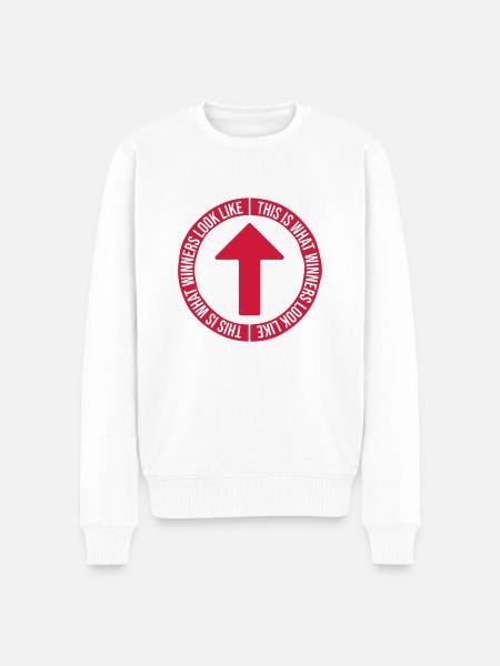 What Winners Look Like - Men's Premium Organic Jumper - white
