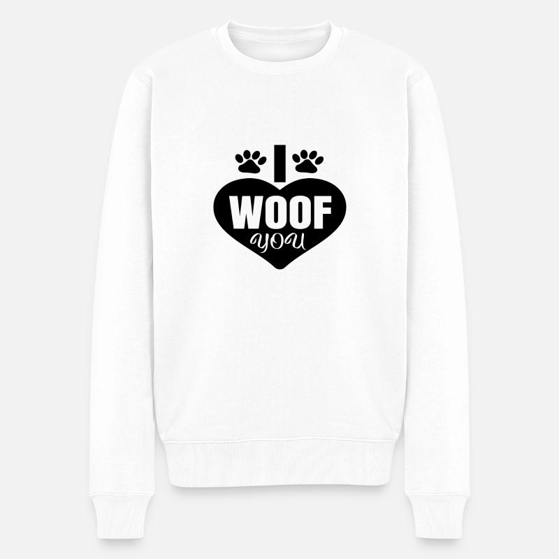 Je te fais plaisir - Pull Premium bio Homme - blanc