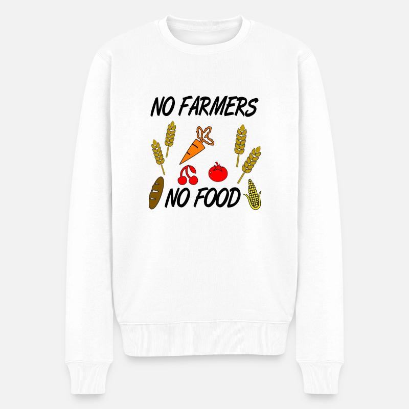 Bauer - Männer Premium Bio Pullover - Weiß