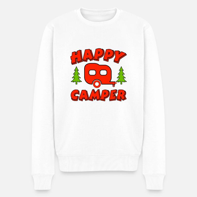 Camper - Männer Premium Bio Pullover - Weiß