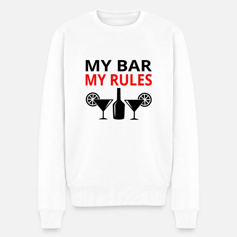 Bar - Pull Premium bio Homme - blanc