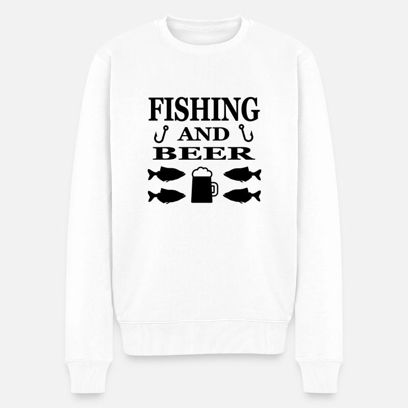 Pêche - Pull Premium bio Homme - blanc