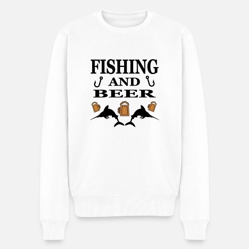 Pêche - Pull Premium bio Homme - blanc