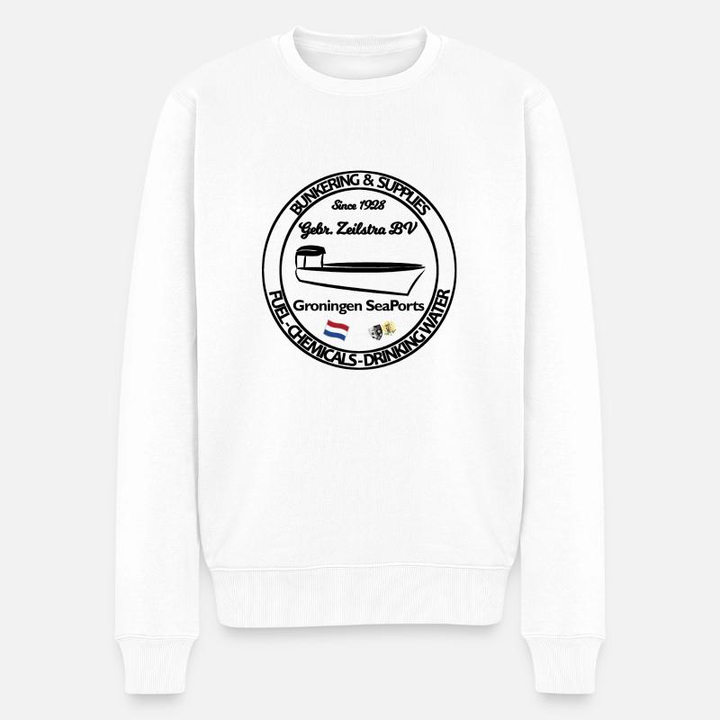 Entreprise de soutage et d’approvisionnement Groningen Seaport - Pull Premium bio Homme - blanc