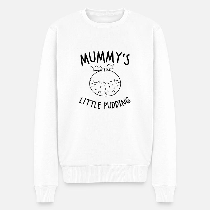 Le petit pudding de maman - Pull Premium bio Homme - blanc