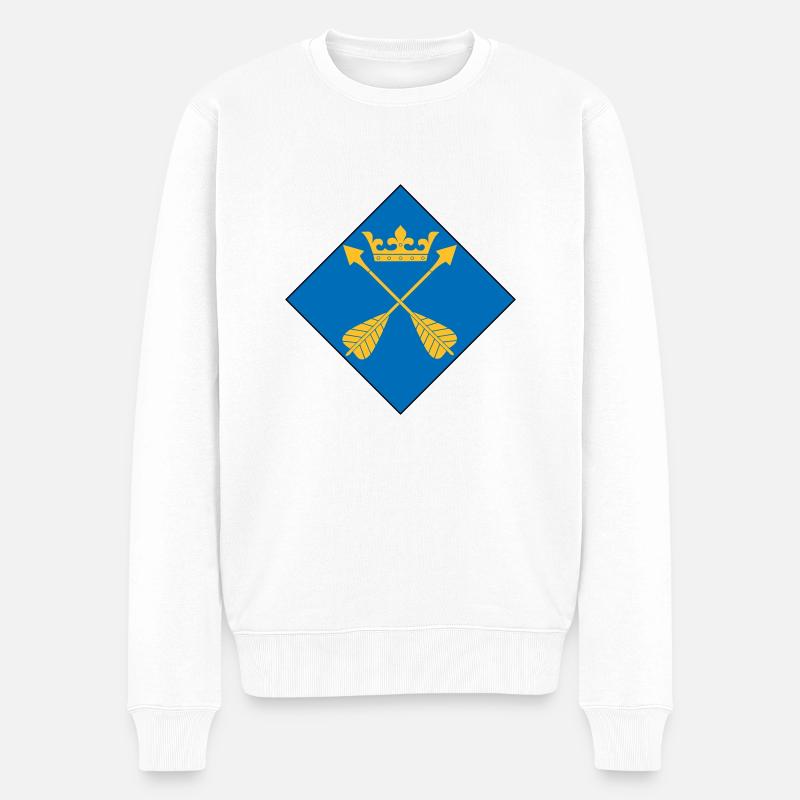 Dalécarlie - Pull Premium bio Homme - blanc