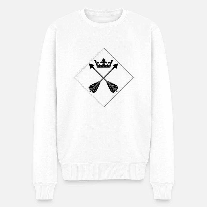 Dalécarlie - Pull Premium bio Homme - blanc