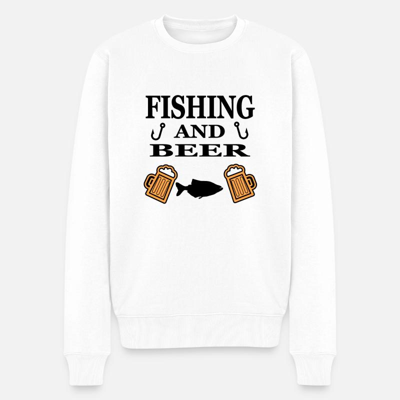 Pêche - Pull Premium bio Homme - blanc