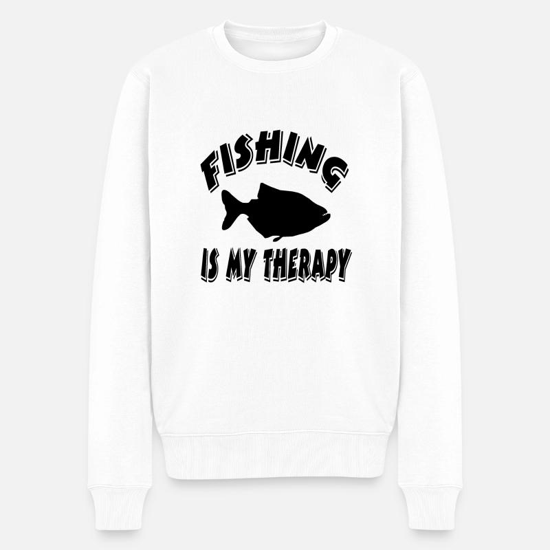 Pêche - Pull Premium bio Homme - blanc