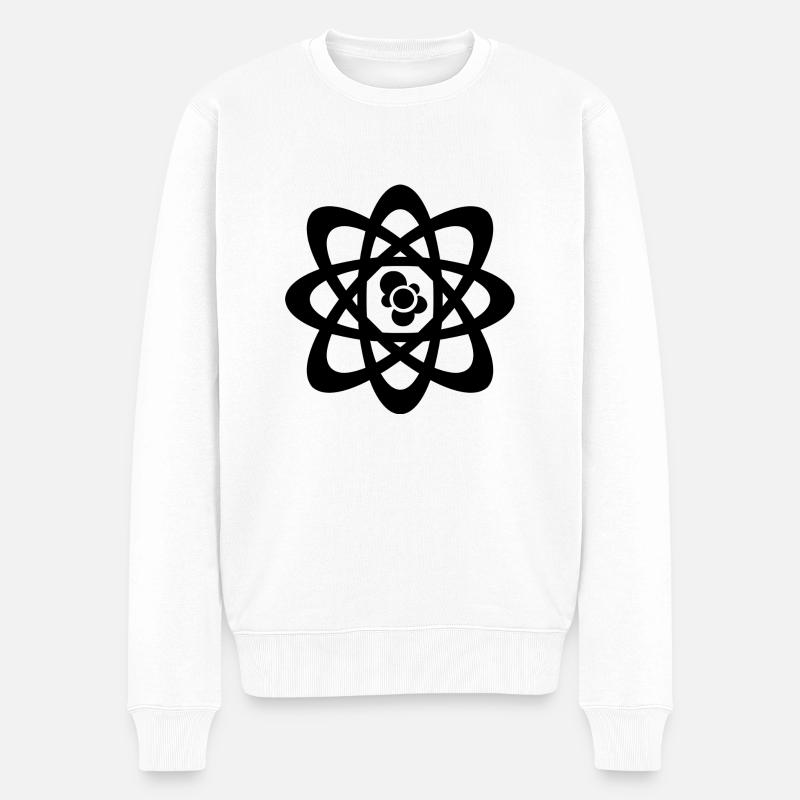 Atome - Pull Premium bio Homme - blanc