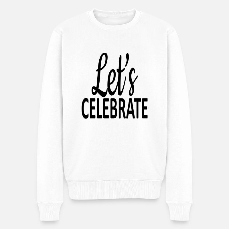 Célébrons - Pull Premium bio Homme - blanc