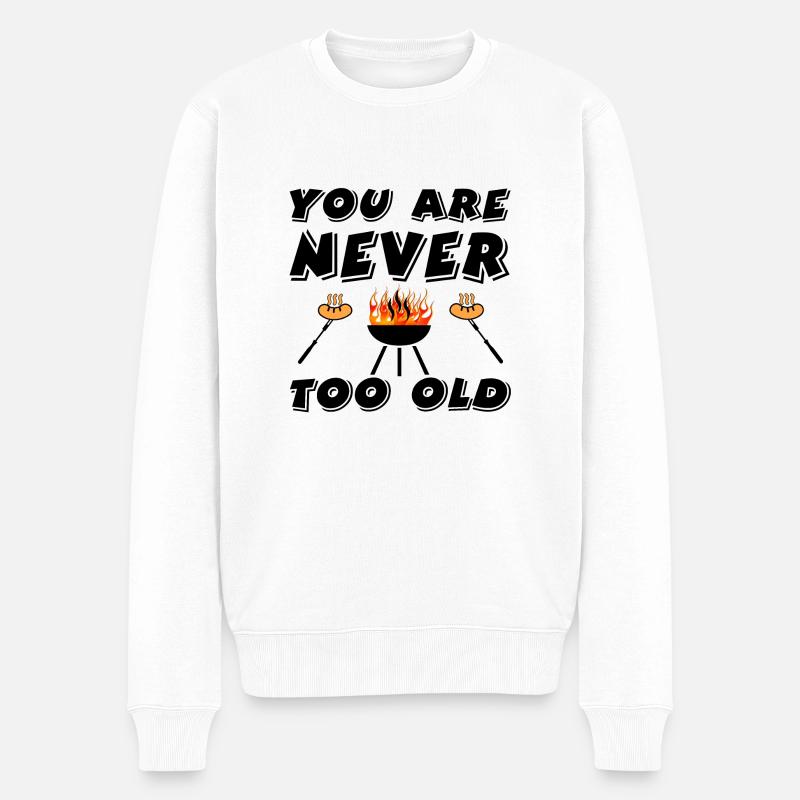 Griller - Pull Premium bio Homme - blanc