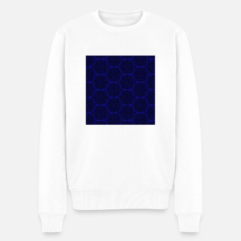 Modèle chinois - Pull Premium bio Homme - blanc