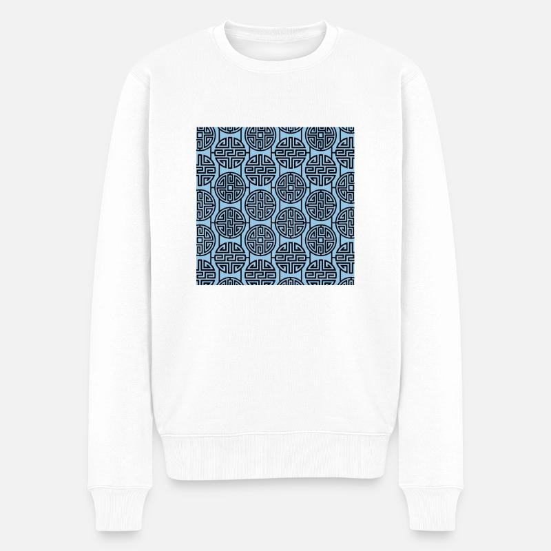 Modèle chinois - Pull Premium bio Homme - blanc