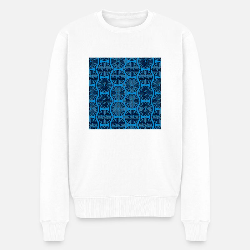 Modèle chinois - Pull Premium bio Homme - blanc