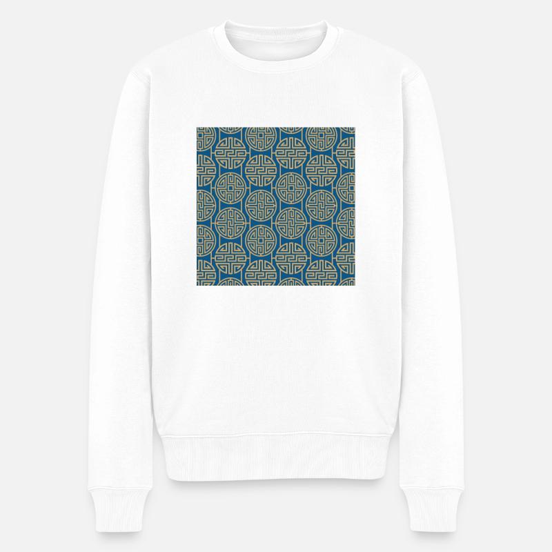 Modèle chinois - Pull Premium bio Homme - blanc