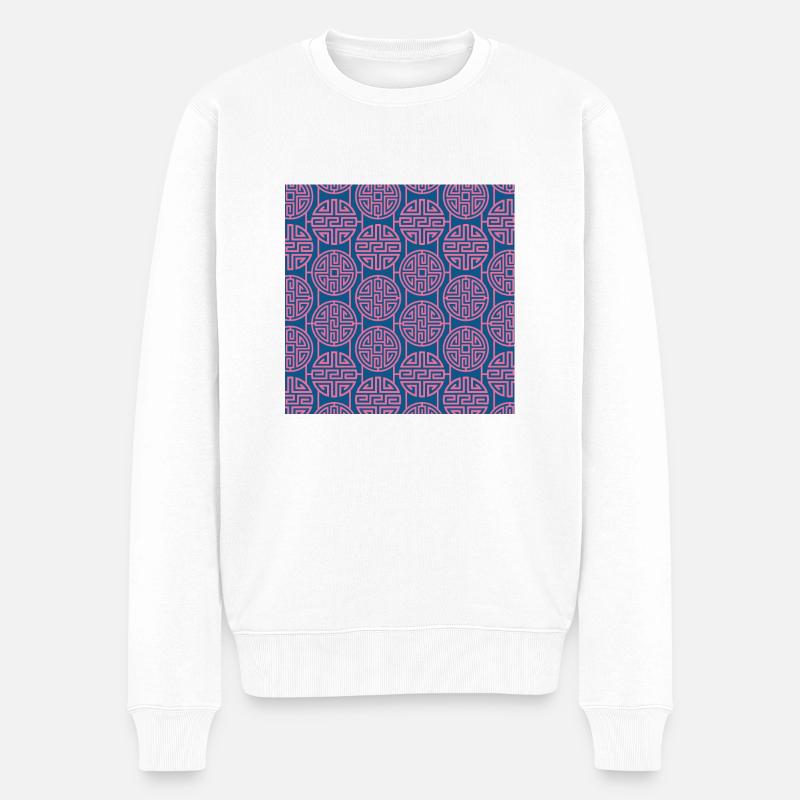 Modèle chinois - Pull Premium bio Homme - blanc