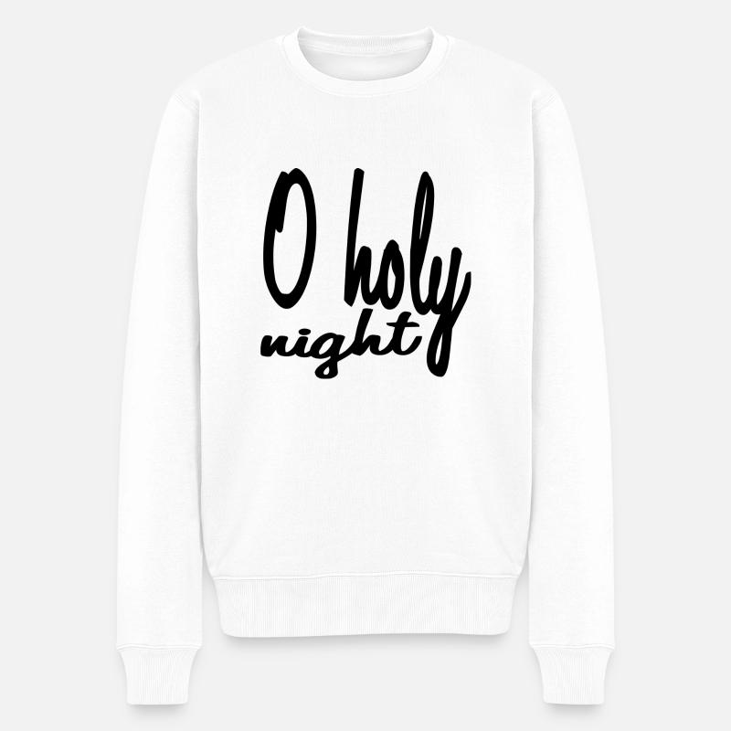 Ô sainte nuit - Pull Premium bio Homme - blanc