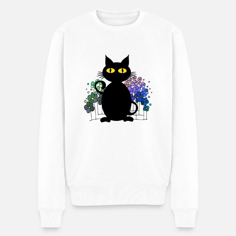 Chat - Pull Premium bio Homme - blanc