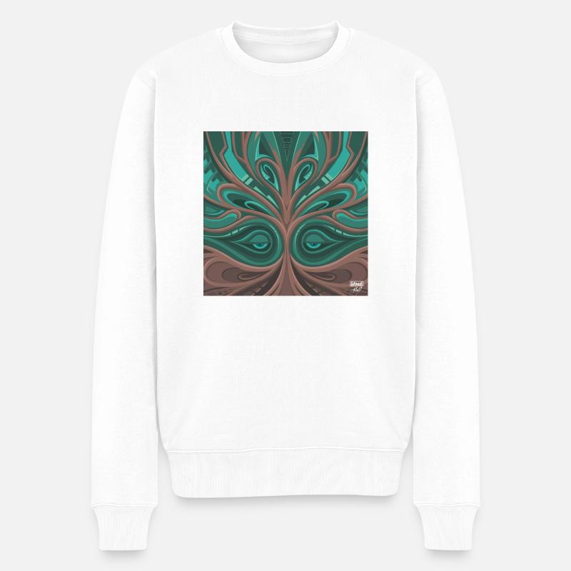 Rag X Fluide - Pull Premium bio Homme - blanc