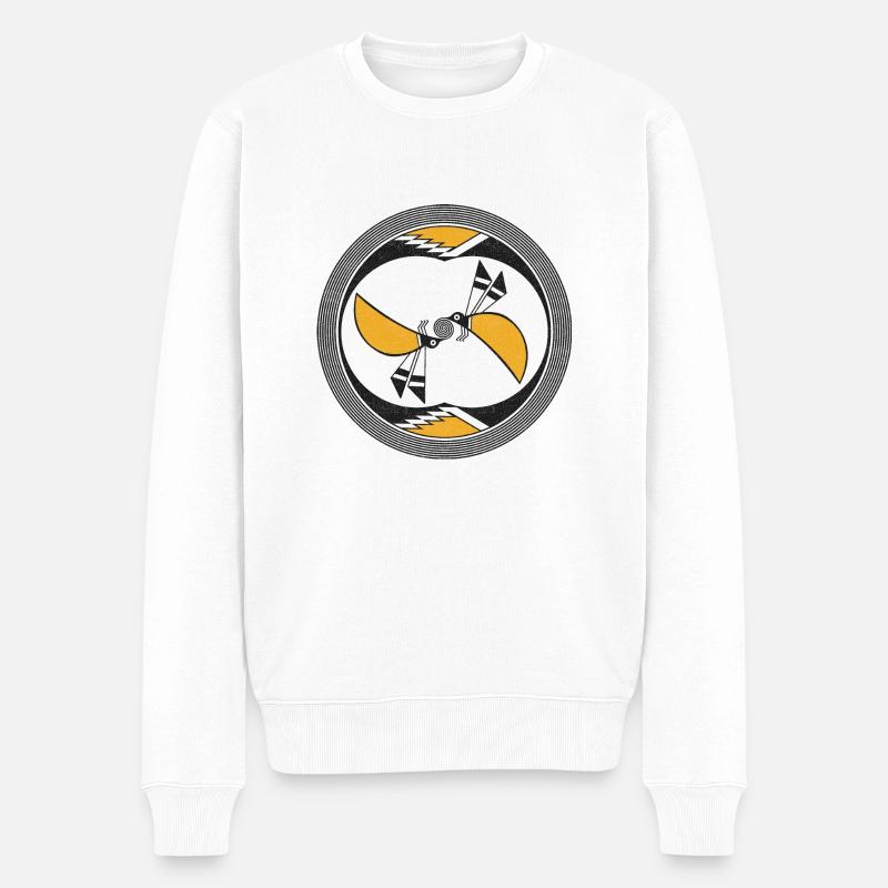 Papillon - Pull Premium bio Homme - blanc