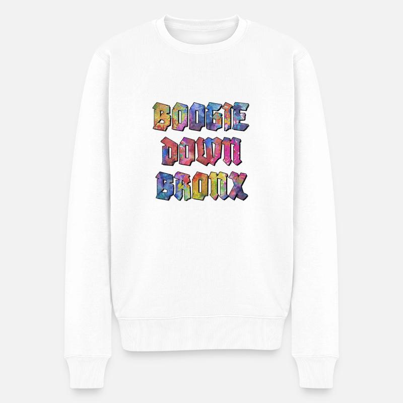 Boogie Down Bronx - Pull Premium bio Homme - blanc