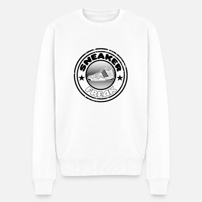 Sneaker Freak - Männer Premium Bio Pullover - Weiß