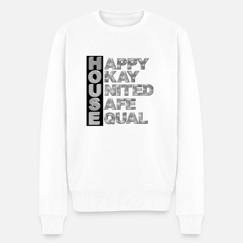 Normes de la maison - Pull Premium bio Homme - blanc