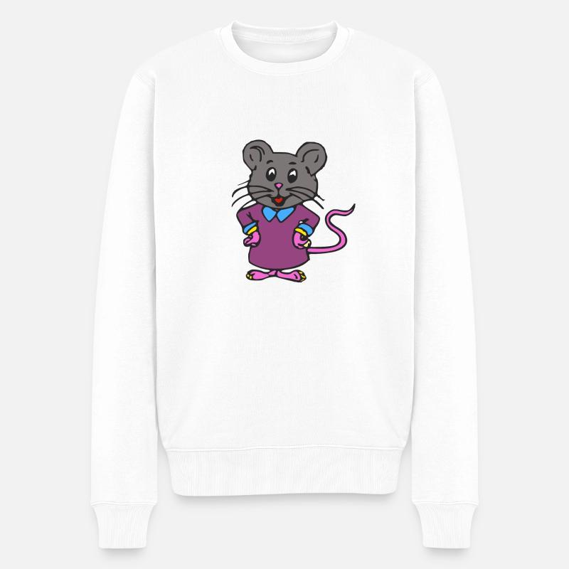 Mili die - Männer Premium Bio Pullover - Weiß