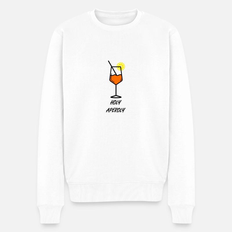 Holy Aperoly - Männer Premium Bio Pullover - Weiß