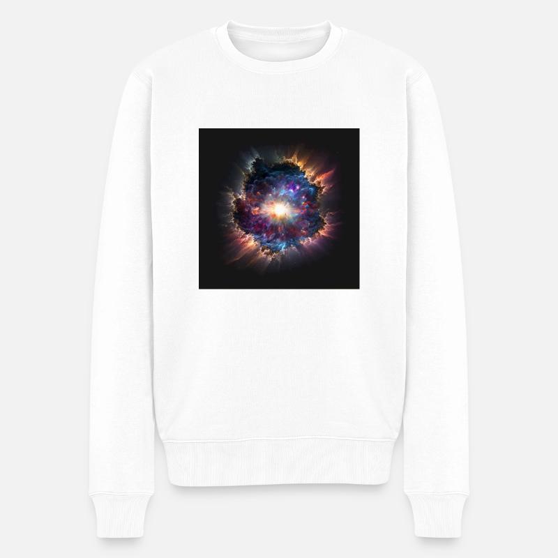 Starlight Symphony - Pull Premium bio Homme - blanc