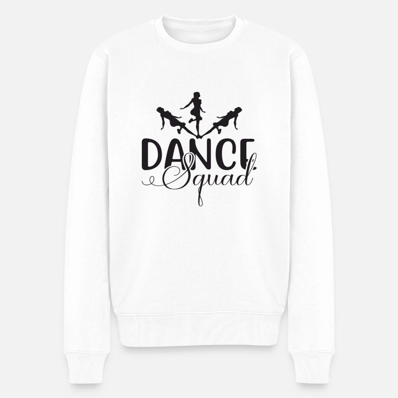 Dance Squad - Männer Premium Bio Pullover - Weiß