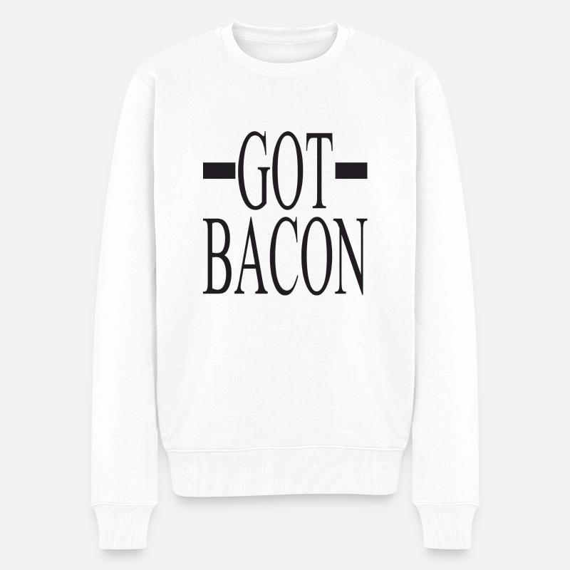 Vous avez du bacon - Pull Premium bio Homme - blanc
