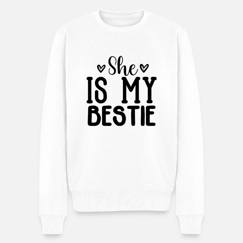 Elle est ma bête - Pull Premium bio Homme - blanc