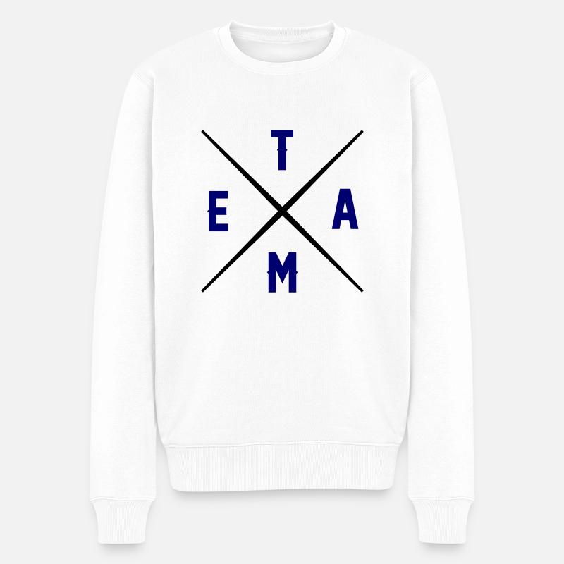 équipe - Pull Premium bio Homme - blanc