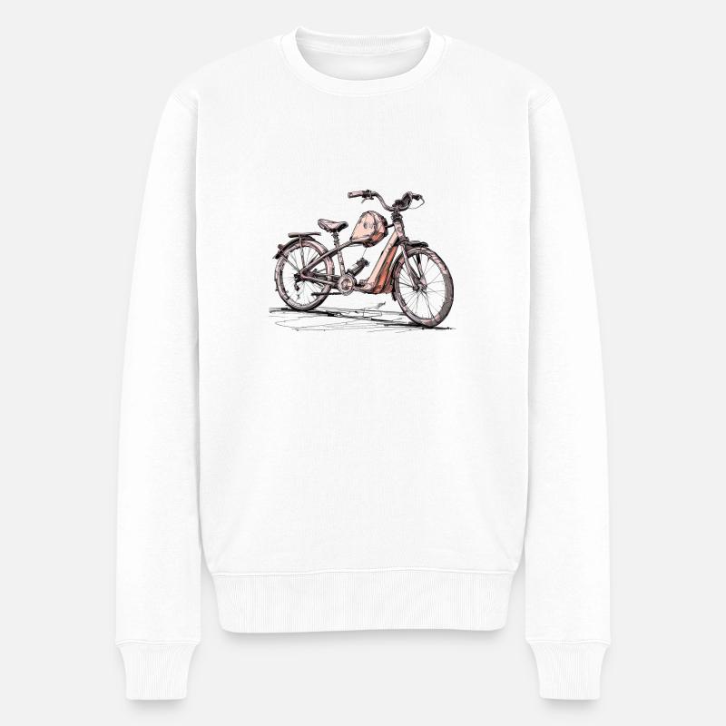 Chevaucher - Pull Premium bio Homme - blanc